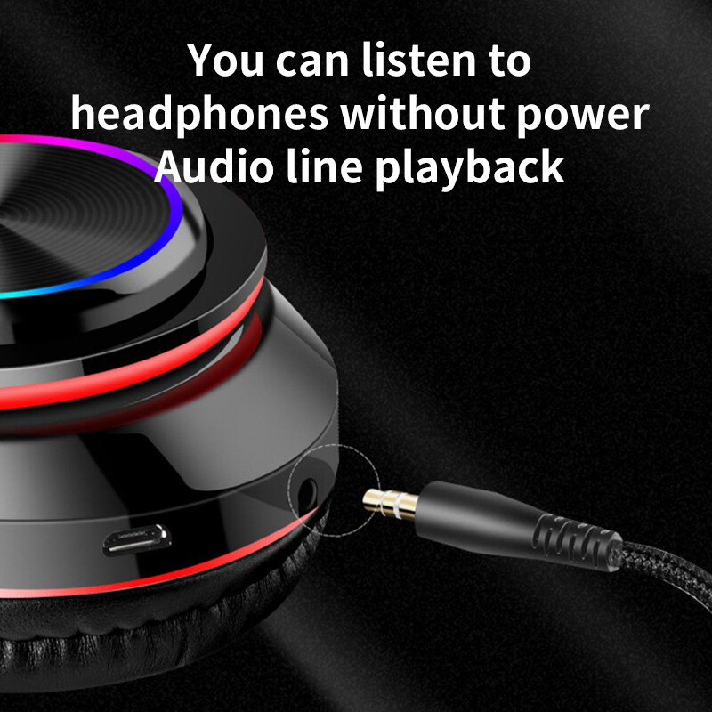 Безжични Bluetooth 5.0 слушалки с микрофон Слушалки за уши Стерео звук Слушалки Спортни игри Сгъваеми слушалки B39