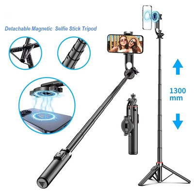 2025 Nou trepied selfie magnetic cu telecomandă Bluetooth pentru telefon mobil pentru iPhone 14 13 12 Pro Max pentru HUAWEI XIAOMI SAMSUNG
