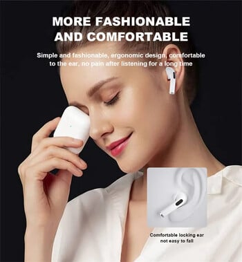 Ασύρματα ακουστικά Pro4 TWS Fone Bluetooth 5.3 Mini Earbuds με θήκη φόρτισης Sports Handsfree ακουστικά για έξυπνα τηλέφωνα huawei