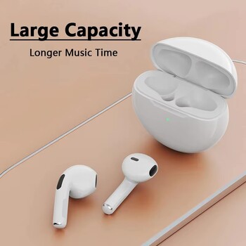 Γνήσιο Air Pro 6 TWS Wireless Bluetooth Headset 5.3 Headphone Mini Earphone with Mic Charging Box για Xiaomi iPhone Earbuds