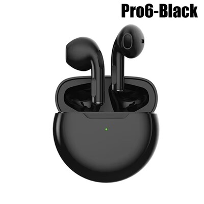 Γνήσιο Air Pro 6 TWS Wireless Bluetooth Headset 5.3 Headphone Mini Earphone with Mic Charging Box για Xiaomi iPhone Earbuds