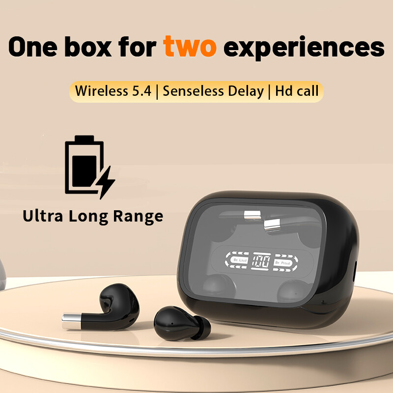 SK 2u1 Dvostruke slušalice 5.4 Bluetooth bežične slušalice Sport Smanjenje buke za spavanje HD slušalice za pozive HIFI Glazba Bas slušalice