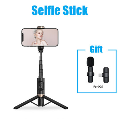 Roreta 2024 НОВ Сгъваем безжичен Bluetooth селфи стик статив с Bluetooth затвор Монопод от алуминиева сплав за IOS Android