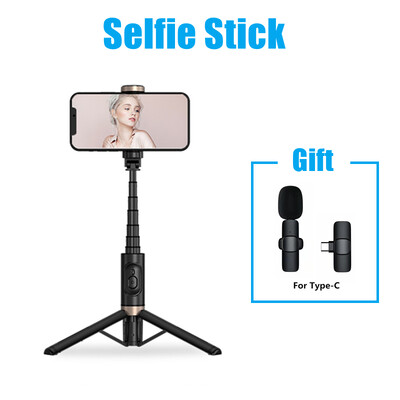Roreta 2024 НОВ Сгъваем безжичен Bluetooth селфи стик статив с Bluetooth затвор Монопод от алуминиева сплав за IOS Android