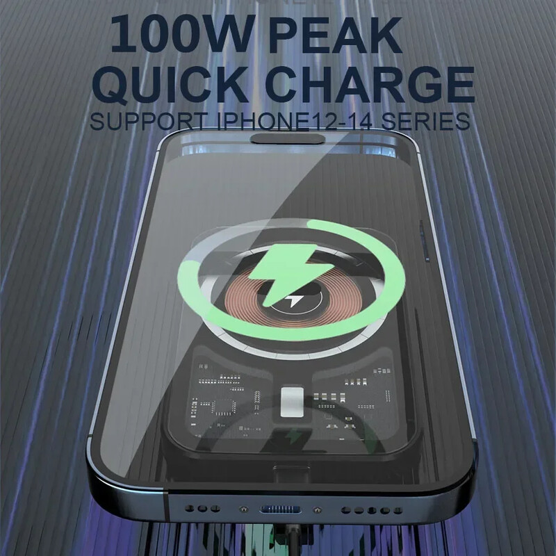 VIKEFON 15W magnetski bežični punjač za automobil Montaža za ventilacijski otvor Stalak za držač telefona Stanica za brzo punjenje za iPhone 12 13 14 15 Pro Max