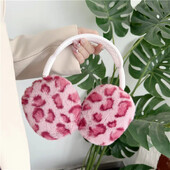 Airpods Max juhtmevabade kõrvaklappide kõrvaklappide tarvikud katted luksuslike leopardprintidega ümbriste jaoks kohev plüüskarusnahast pehme kaitseümbris