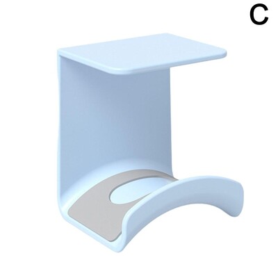 Универсална стойка за слушалки, залепваща пластмасова закачалка за стенен монтаж под бюрото, стойка за слушалки, държач, поддръжка за скоба за геймърски слушалки