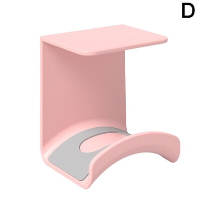 Универсална стойка за слушалки, залепваща пластмасова закачалка за стенен монтаж под бюрото, стойка за слушалки, държач, поддръжка за скоба за геймърски слушалки