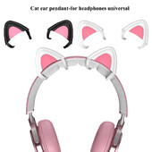 Privjesak za uši za slušalice Univerzalni dodaci za slušalice s plavim zubima Štitnici za uši Ukrasi za slušalice Lagani silikonski privjesak za mačje uho