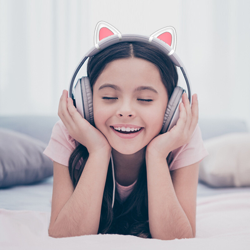 Privjesak za uši za slušalice Univerzalni dodaci za slušalice s plavim zubima Štitnici za uši Ukrasi za slušalice Lagani silikonski privjesak za mačje uho