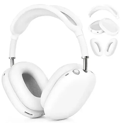 Set de trei piese Husă de protecție din silicon Potrivită pentru căști Airpods Max Husă din silicon Accesorii Huse Anti cădere și moale
