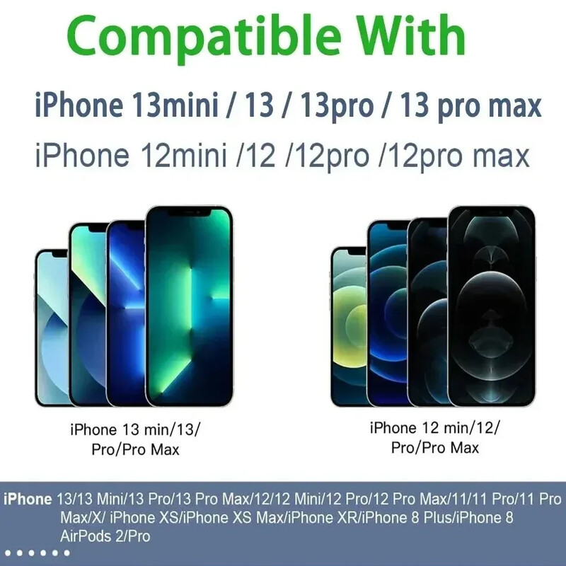 Brzi punjač Originalni magnetski bežični uređaj za punjenje za iPhone 15 14 13 11 12 Pro Max Mini USB C 8 Plus XR X XS MAX Airpods