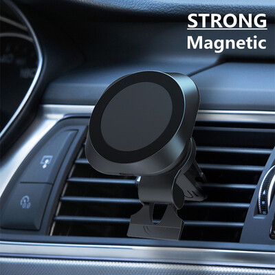 30 W магнитна стойка за безжично зарядно устройство за кола Бързо зареждане Магнит за вентилационен отвор Стойка за държач за телефон в кола за iPhone 15 14 13 Pro Max Mini
