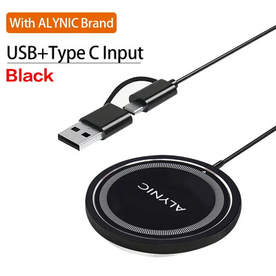 30W магнитна подложка за безжично зарядно оригинално устройство за бързо зареждане за iPhone 16 15 14 13 Pro Max Mini PD USB C 8 Plus X XR Airpods