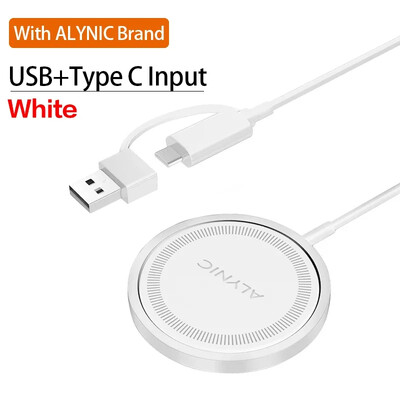 30W магнитна подложка за безжично зарядно оригинално устройство за бързо зареждане за iPhone 16 15 14 13 Pro Max Mini PD USB C 8 Plus X XR Airpods