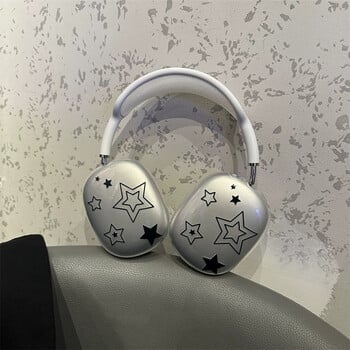 Προστατευτική θήκη Korea Black Star για Apple Airpods Max Θήκη ακουστικών Clear Soft Silicone Headphone For Airpods Max Αξεσουάρ