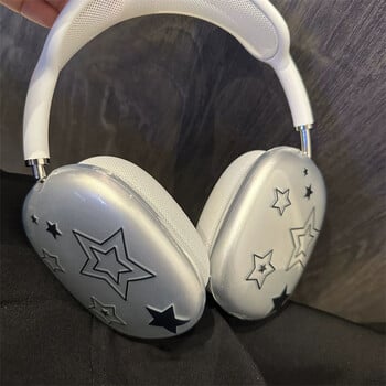 Προστατευτική θήκη Korea Black Star για Apple Airpods Max Θήκη ακουστικών Clear Soft Silicone Headphone For Airpods Max Αξεσουάρ