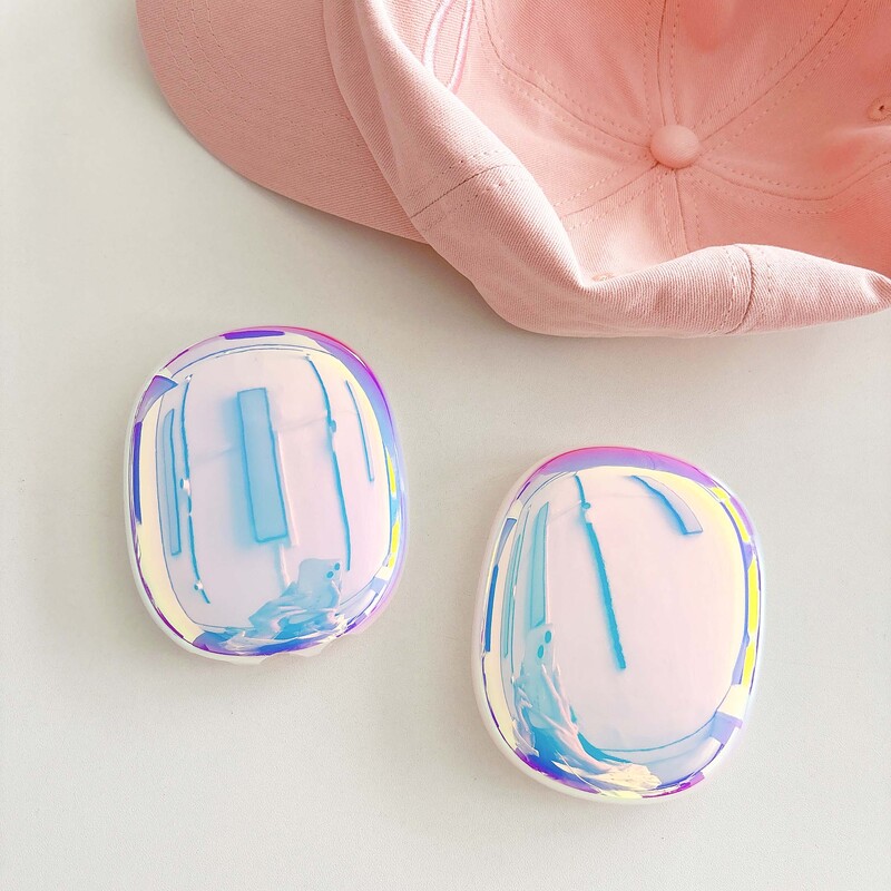 Блестящ лазерен калъф за слушалки imd за apple airpods max cool капак за слушалки capa за слушалки за airpodmax funda