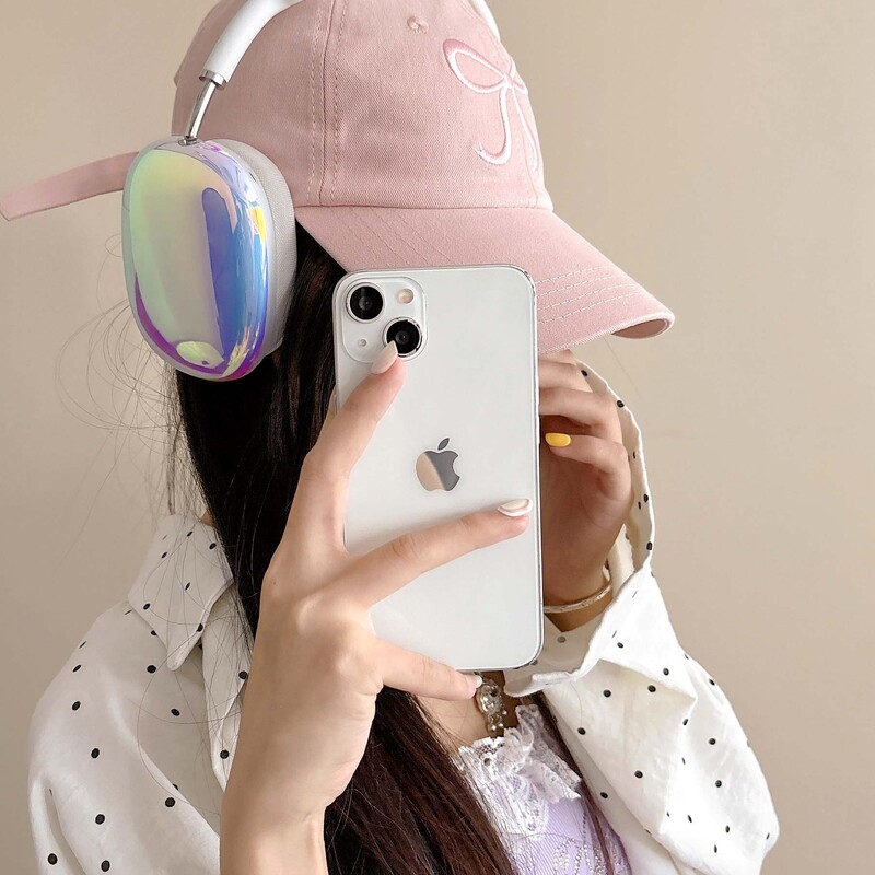 Блестящ лазерен калъф за слушалки imd за apple airpods max cool капак за слушалки capa за слушалки за airpodmax funda