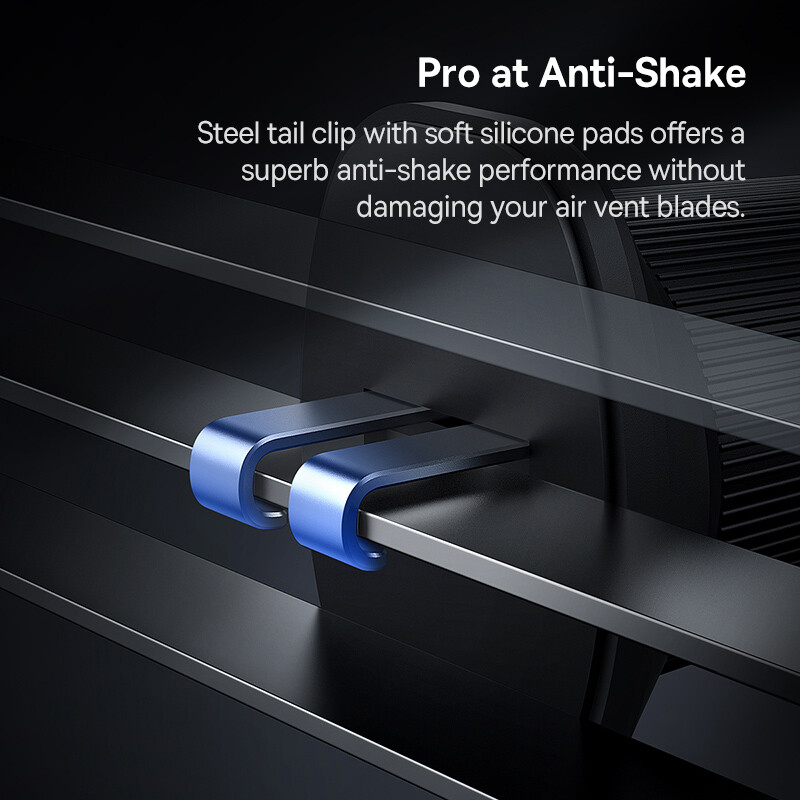 Baseus 15W brzo punjenje, držač punjača za auto, magnetski držač za auto, bežični punjač za iPhone 15 14 13 Pro Max, svjetlosni efekt