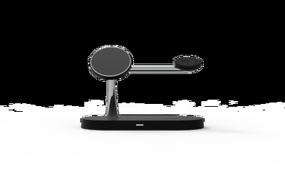 3 u 1 stalak za bežični punjač, magnetni za iPhone 12 13 14 15 Stanica za brzo punjenje za Apple Watch 9 8 7 6 5 Airpods 2 3 Pro