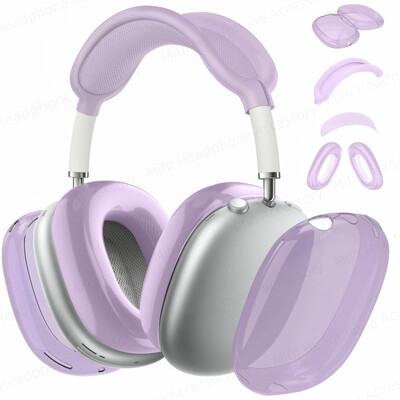 Novo za AirPods Max mekana TPU zaštitna maska protiv ogrebotina, zaštitne futrole za slušalice Apple AirPods Max, prozirna maska za kućište