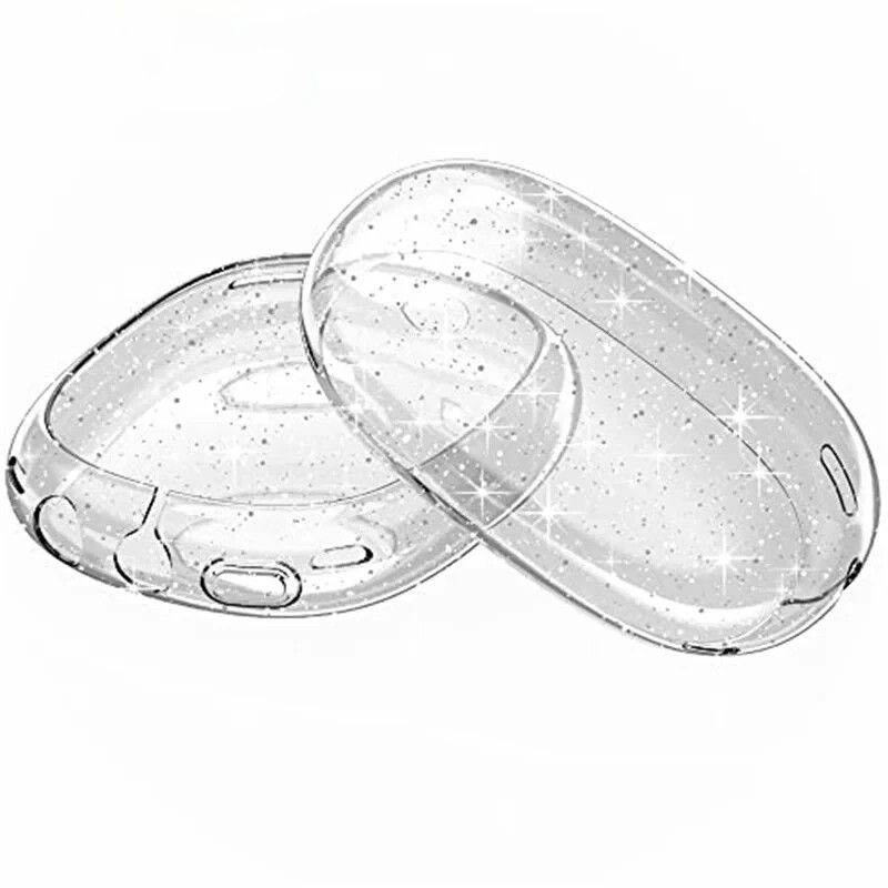 Висококачествен супер защитен калъф за Apple Airpods Max Earphone Case Glitter Sparkle Clear TPU Earphone case защитно покритие
