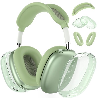 Za 2024 Airpod Max Case 3D svjetlucava prozirna torbica Meka zaštitna navlaka protiv ogrebotina Za Apple Air Pods Max Poklopac za slušalice