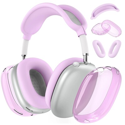 Za 2024 Airpod Max Case 3D svjetlucava prozirna torbica Meka zaštitna navlaka protiv ogrebotina Za Apple Air Pods Max Poklopac za slušalice