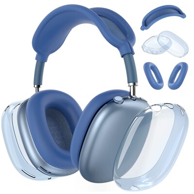 Za 2024 Airpod Max Case 3D svjetlucava prozirna torbica Meka zaštitna navlaka protiv ogrebotina Za Apple Air Pods Max Poklopac za slušalice