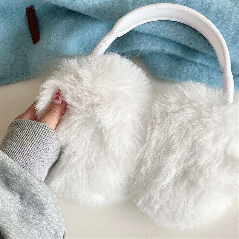 Корейски сладък плюшен зимен защитен калъф за Airpods Max Калъф за слушалки Силиконов за Apple Airpods Max Капак за слушалки Аксесоари