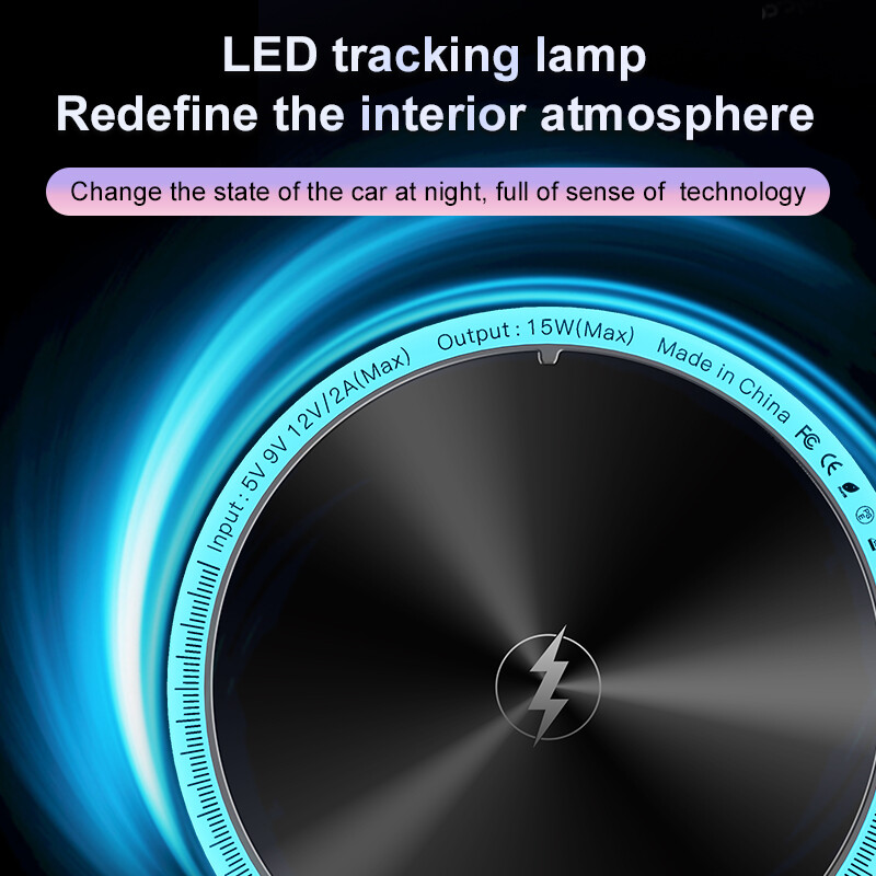 Magnetski bežični punjač Auto držač za iPhone 12 13 14 Pro Max 15W Brzi bežični punjač za pametni telefon Auto punjač