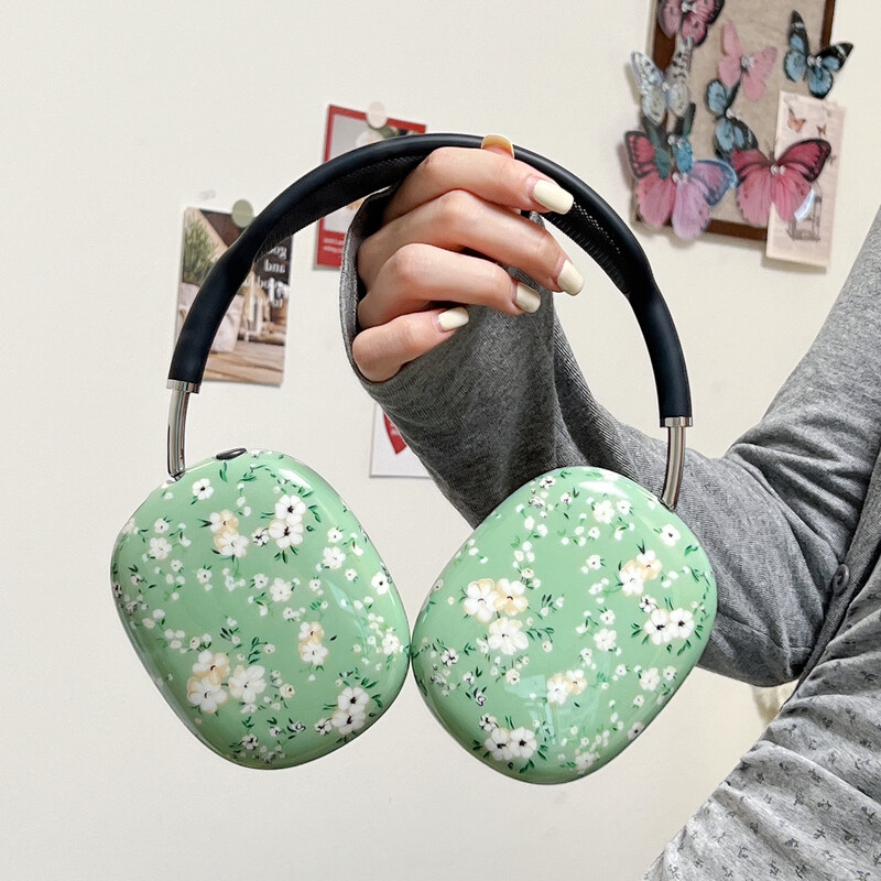 Za AirPods Max Case Flower Slušalice IMD Soft AirPodsMax zaštitni poklopac za slušalice Slušalice s kukom