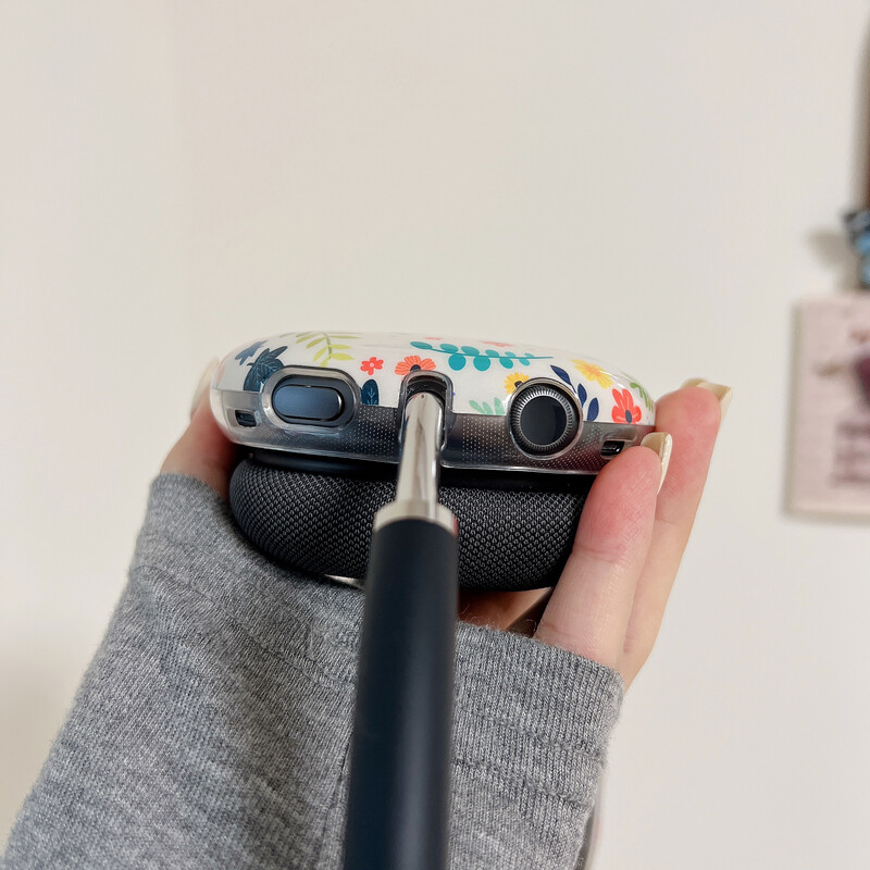 Za AirPods Max Case Flower Slušalice IMD Soft AirPodsMax zaštitni poklopac za slušalice Slušalice s kukom