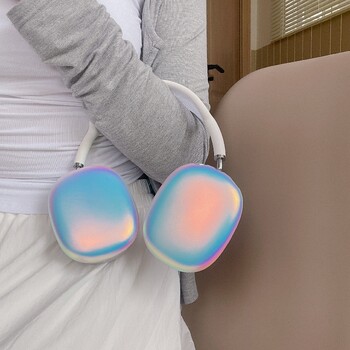 2 τμχ/σετ Laser Colorful Cover for AirPods Max Wireless Headphones Case Protective Sleeve Fashion Colorful Protector