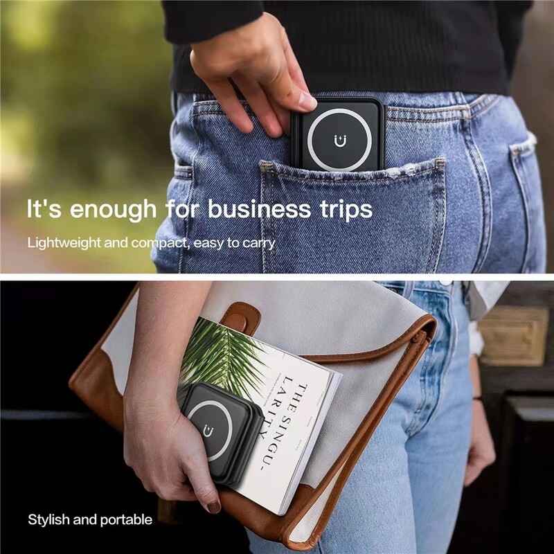 3 u 1 magnetski bežični punjač, sklopivi stalak za iPhone 15 14 13 12 11 Apple Watch AirPods 15 W stanica za brzo punjenje