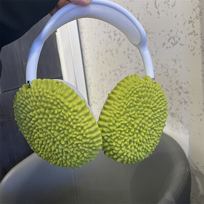 Új Cartoon Cute Durian védőtok Apple Airpods Max fülhallgató tok puha szilikon fejhallgató Airpods Max tartozékokhoz