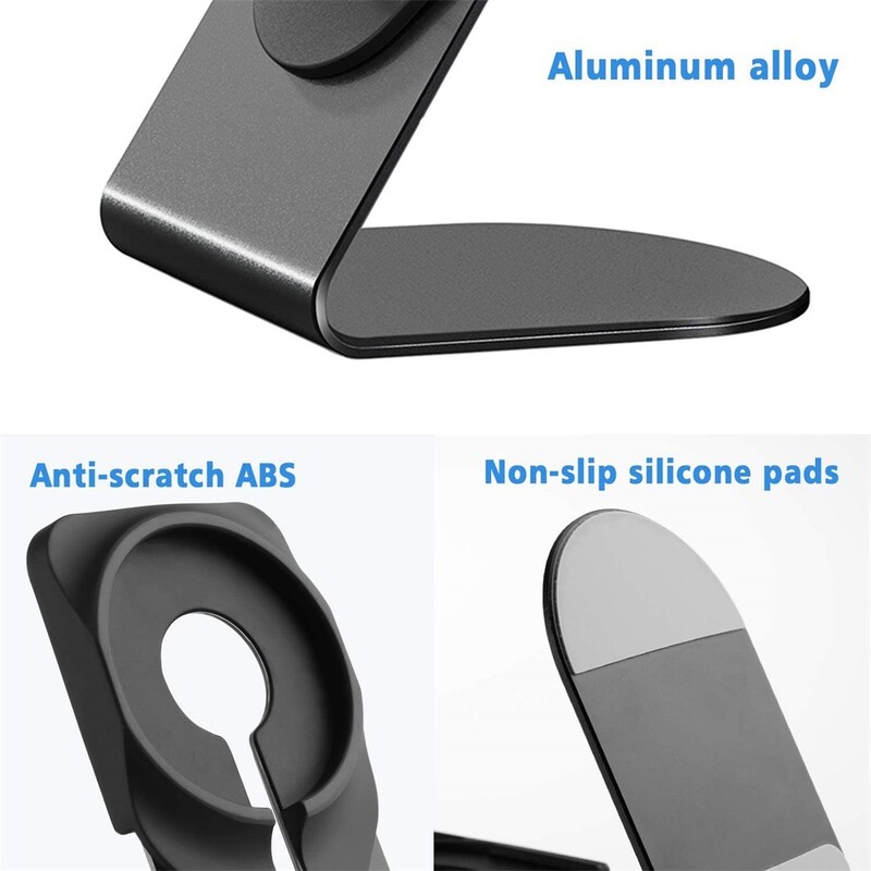 Stalak za MagSafe punjač, aluminijski MagSafe stolni stalak držač Dock, magnetski bežični držač punjača za iPhone 16/15/14/13/12