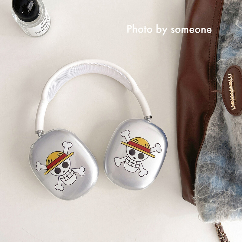 MINISO Headset Prozirna torbica za Apple Airpods Max Zaštitna torbica Crtane slušalice za Airpods Max Lijevi i desni poklopac Funda