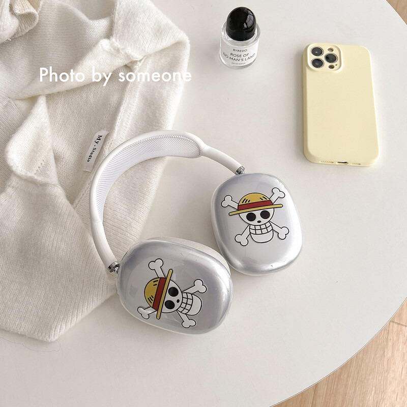 MINISO Headset Prozirna torbica za Apple Airpods Max Zaštitna torbica Crtane slušalice za Airpods Max Lijevi i desni poklopac Funda