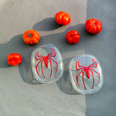 Prozirna torbica za slušalice za Apple Airpods Max Zaštitna silikonska torbica za slušalice za Airpods Max Lijeva i desna prozirna maska