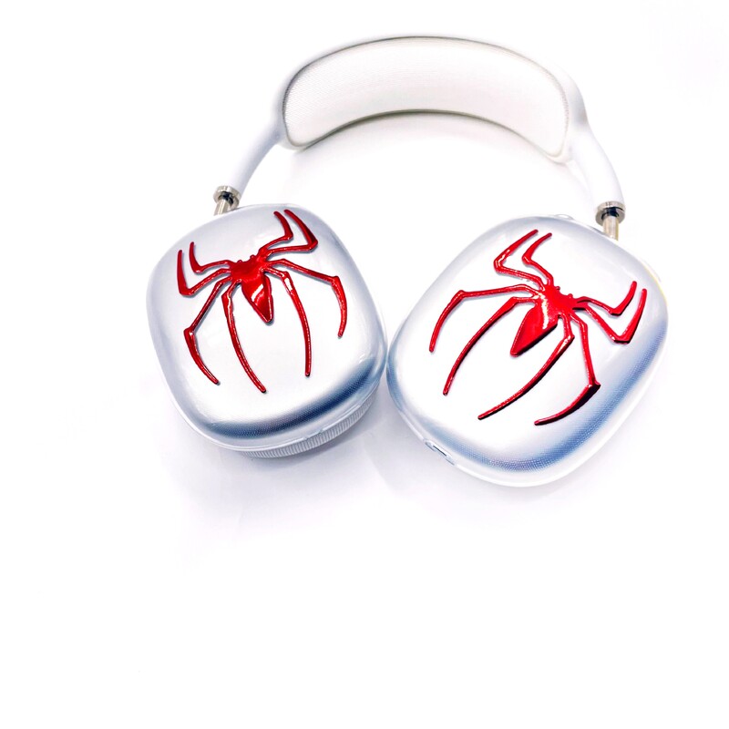 Prozirna torbica za slušalice za Apple Airpods Max Zaštitna silikonska torbica za slušalice za Airpods Max Lijeva i desna prozirna maska