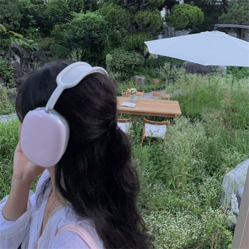 Slatka ružičasta modna sportska zaštitna torbica za slušalice Airpods Max Silikonska torbica za slušalice Apple Airpods Max Dodatna oprema