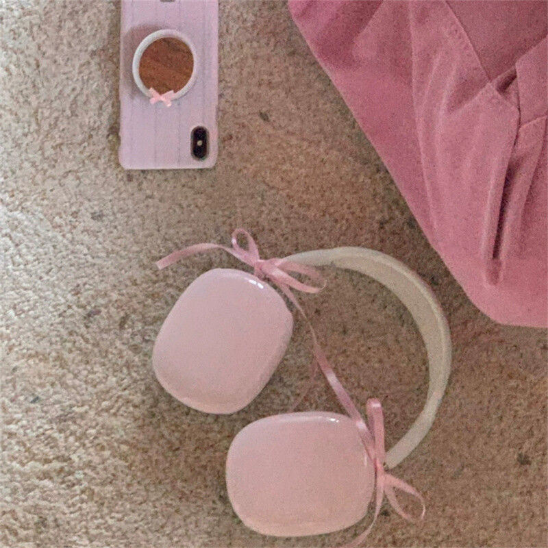 Slatka ružičasta modna sportska zaštitna torbica za slušalice Airpods Max Silikonska torbica za slušalice Apple Airpods Max Dodatna oprema