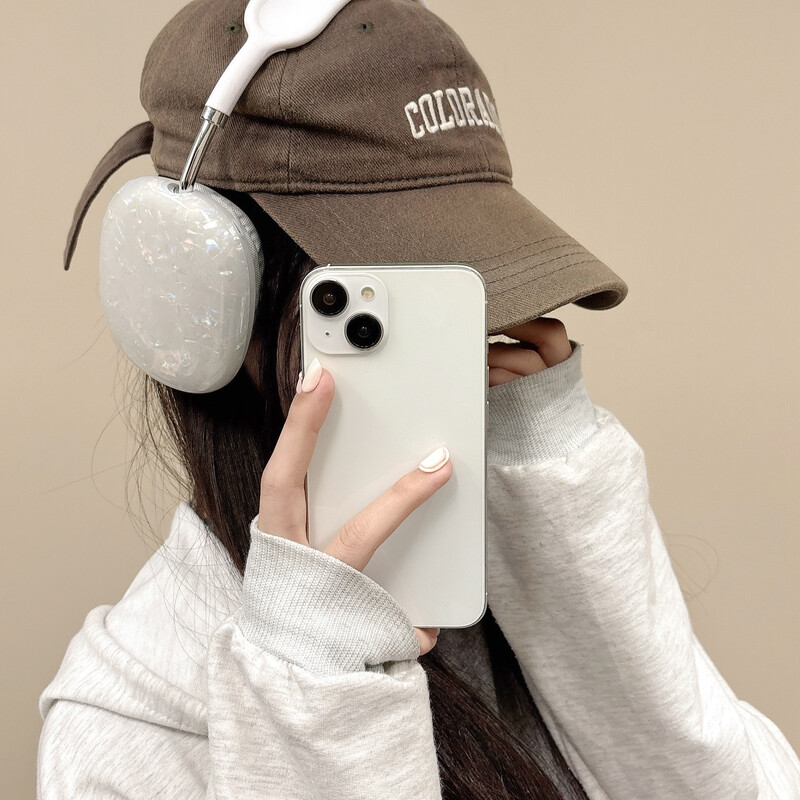 Shell Pattern Мек силиконов защитен капак за слушалки за Airpods Max 4 цвята Dreamy TPU Сладък калъф за слушалки Airpods Max