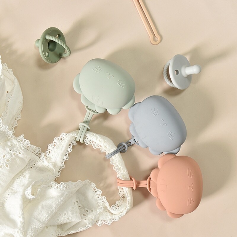 Prijenosna dječja kutija za pohranu dude varalice, otporna na prašinu, torbica za slušalice s crtićima, ljupka torbica za čuvanje varalica za malu djecu