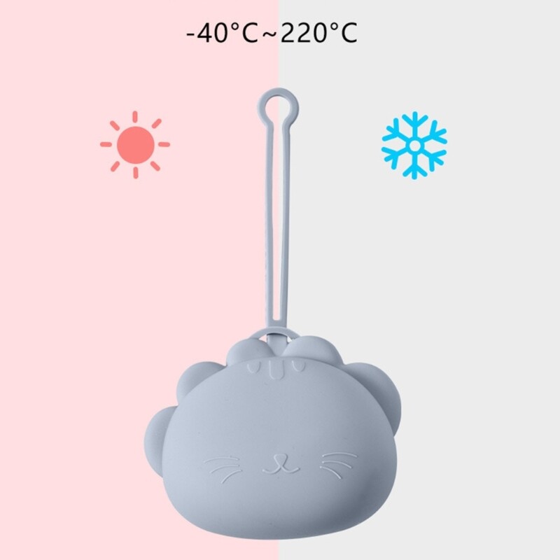 Prijenosna dječja kutija za pohranu dude varalice, otporna na prašinu, torbica za slušalice s crtićima, ljupka torbica za čuvanje varalica za malu djecu