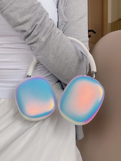 Για AirPods Max Laser Πολύχρωμη θήκη Χαριτωμένη μαλακή θήκη με κάλυμμα TPU Προστατευτικές θήκες για αξεσουάρ ακουστικών Apple AirPods Max Δώρο