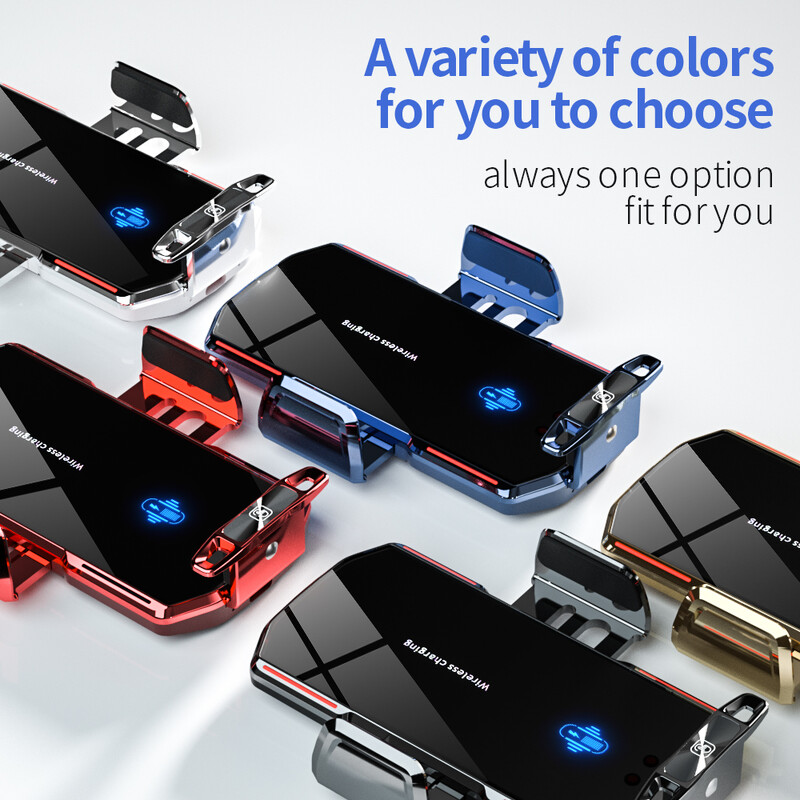 30W безжично зарядно за кола, магнитна автоматична скоба, бързо зарядно, държач за телефон за кола за iPhone 14 13 12 Samsung S20 S10 Универсален