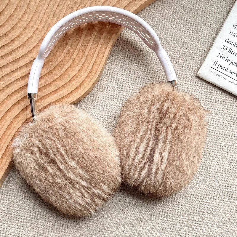 Moda jesen zima slatka plišana dlakava futrola za Airpods Max mekana slušalica Kawaii modni dodaci zaštitna navlaka